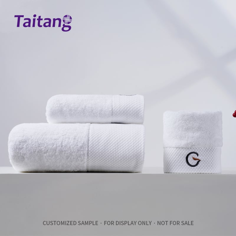 Luxury Hotel Towels Collection 16S Cotton Hotel Bath Towel Set Wholesale for Luxury Hotels & Spas