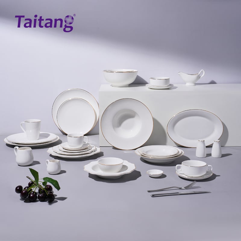 3. Full collection of Taitang formal dinnerware sets including plates, bowls, and coffee service for hotel procurement.jpg