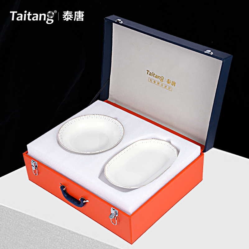 Spring Breeze Luxury Fine Bone China Dinnerware Set Elegant Bone Porcelain China Tableware Set for 5-Star Hotels