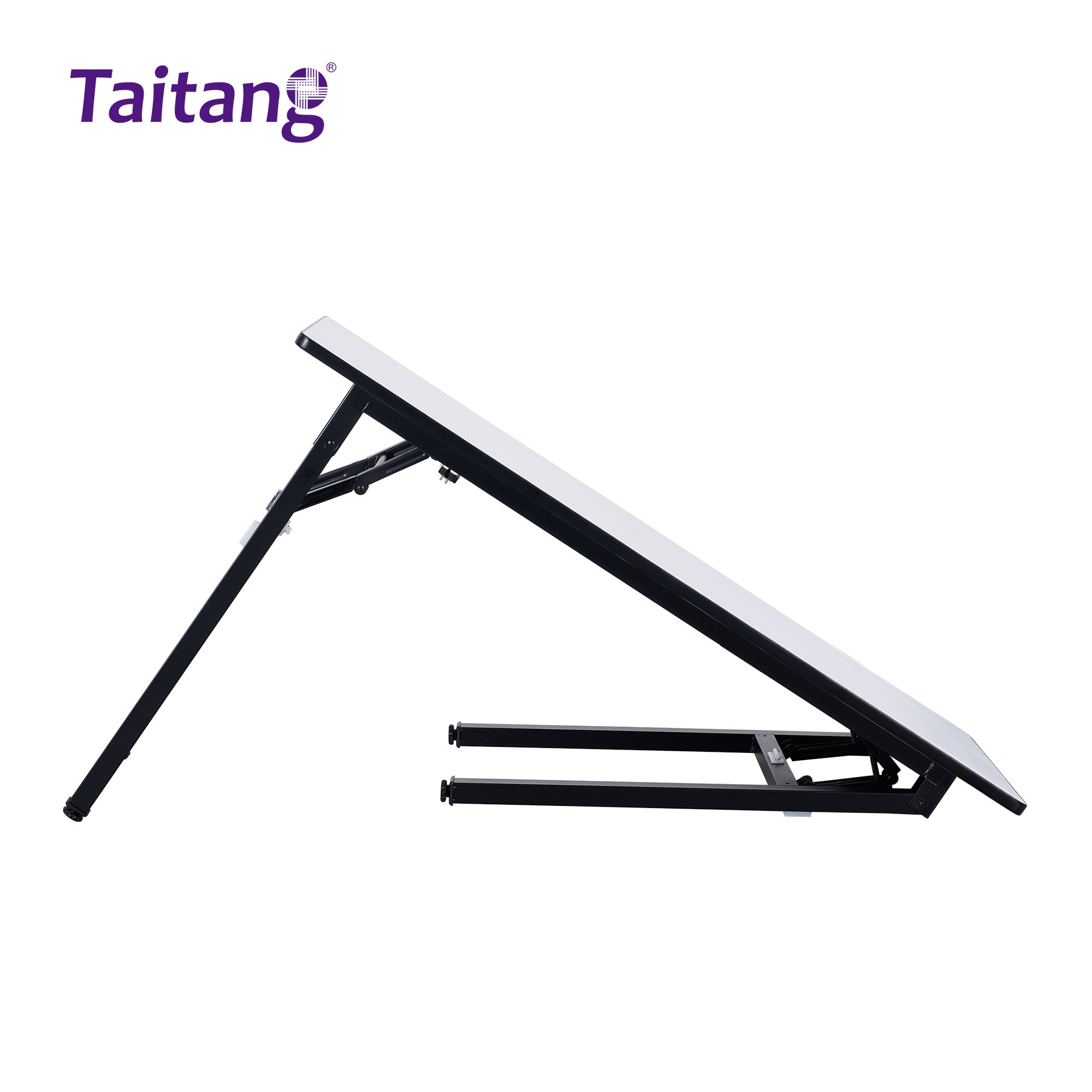120cm Foldable Hotel Conference Table Commercial-Grade PVC Surface Banquet Table Wholesale Hotel Furniture & Supplies