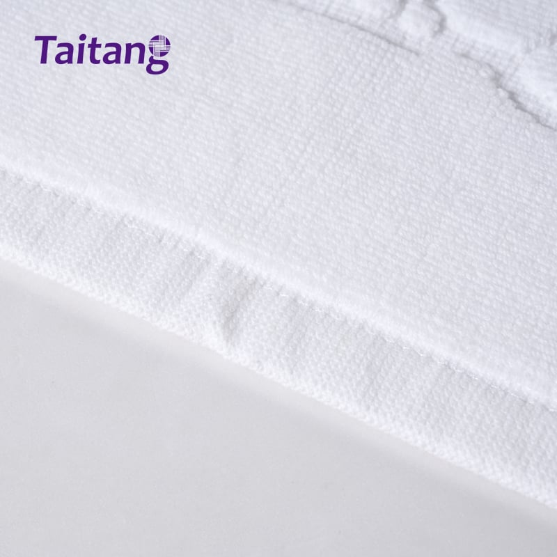 32S Cobblestone Jacquard mehmonxona bath mat sovunlik 400 g kommersial paxta bath ruglar, lyuks mehmonxonalar va spa markazlari uchun