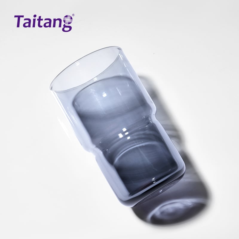 Tempered Glass Bathroom Tumbler Set Hotel Bathroom Drinking Glasses & Brushing Cups for Hospitality