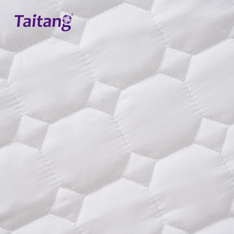 Waterproof Hotel Mattress Protector 2000# Quilted Brushed Fabric Mattress Pad for Luxury Hospitality