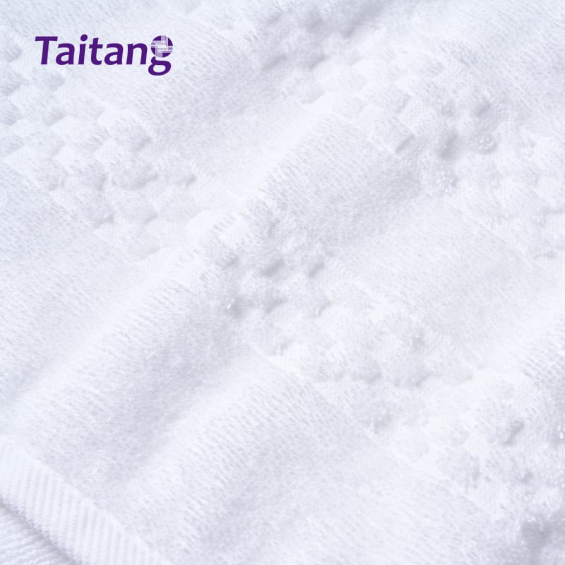 Wholesale Jacquard Pattern Hotel Towels 100% Cotton Bath Towel Collection for Commercial Hospitality
