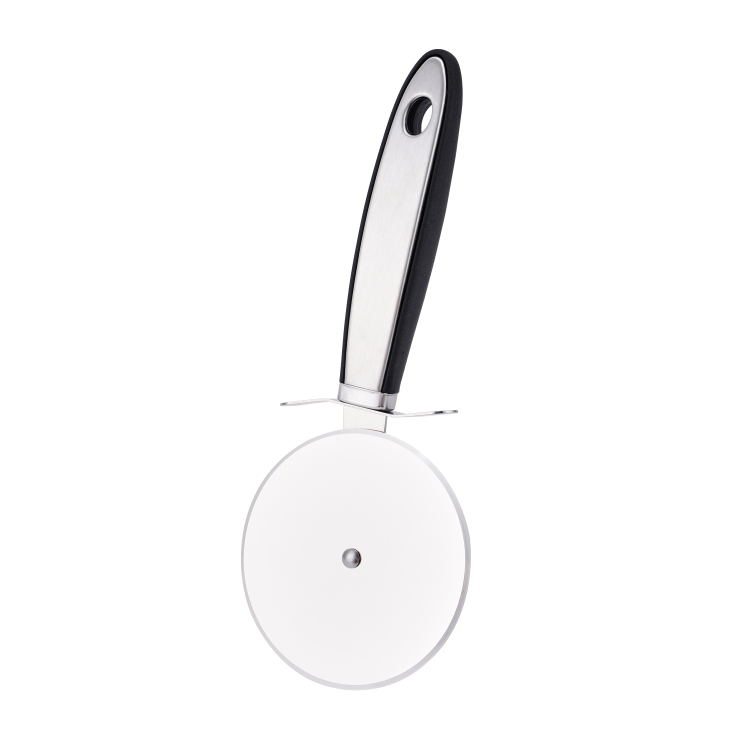 Large Pizza Slicer with Ergonomic Rubber Handle Industrial Pizza Cutter Wheel for Hotel Kitchens & Pizzerias
