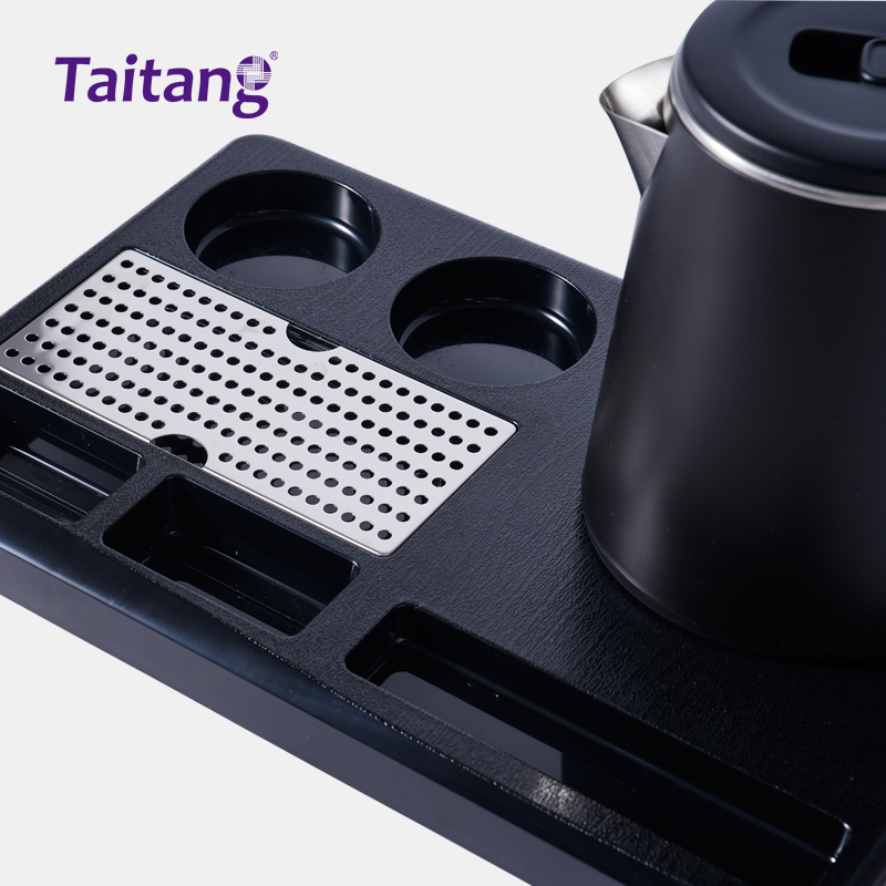 Premium Hotel Electric Kettle Tray Space-Saving Hospitality Welcome Solution