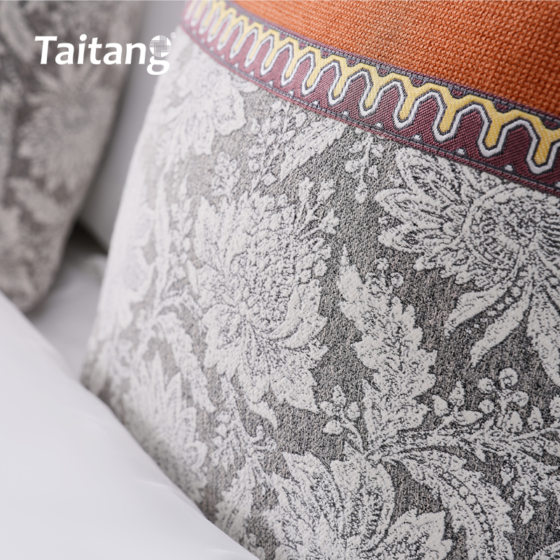 Boutique Floral Hotel Bed Runner & Decorative Pillow Set Premium Hospitality Linen Wholesale
