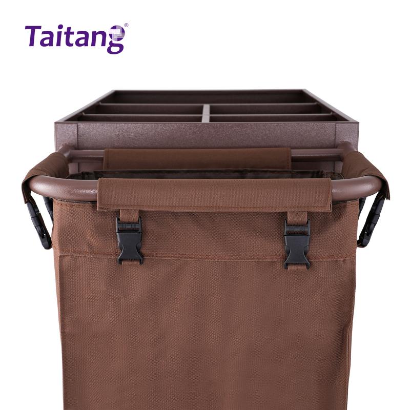 Professional Heavy-Duty Housekeeping Trolley Multi-Functional Room Service Cart for Luxury Hotels