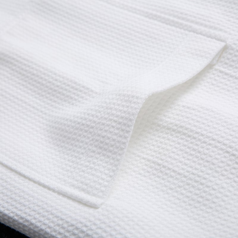 Lightweight Small Waffle Hotel Bathrobe Quick-Dry Kimono Style Wholesale Luxury Hotel Linen Supplier
