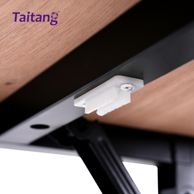 120cm Foldable Hotel Conference Table Commercial-Grade PVC Surface Banquet Table Wholesale Hotel Furniture & Supplies