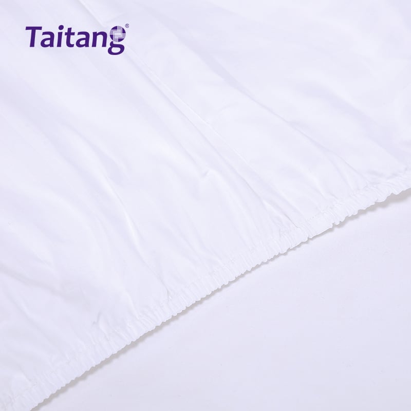 Premium Cotton Satin 1cm Stripe Fitted Sheet Luxury Hotel Bed Linen & Suite Bedding for Hotel Collection