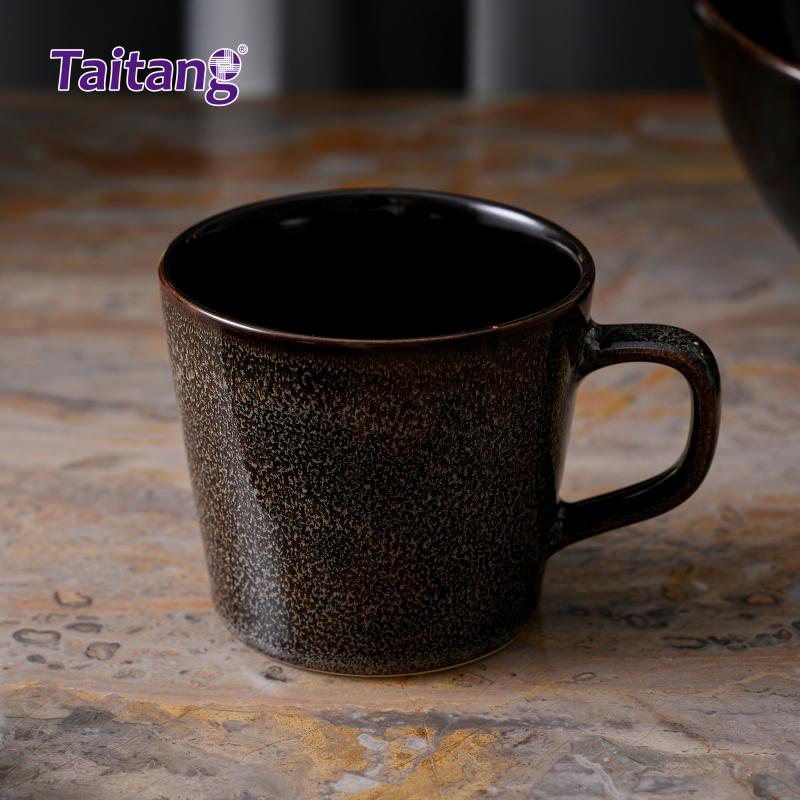Grey-Brown Glazed Ceramic Dinnerware Set Ceramic Dinner Sets for Luxury Hotels & Resorts