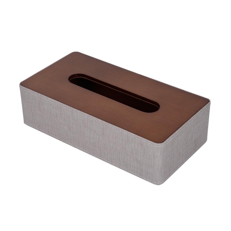 Luxury Wood & Grey Hotel Room Amenities Set Elegant Guestroom Accessories for 5-Star Hotels & Resorts