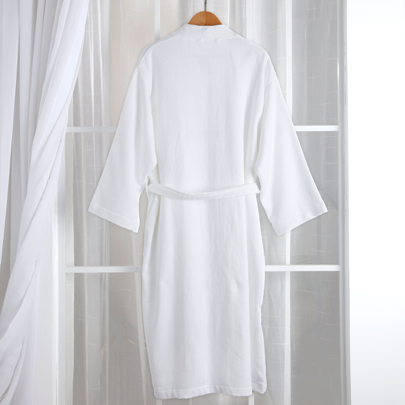 1200g Luxury Waffle-Terry Dual Layer Kimono Bathrobe Wholesale Hotel Linen & Spa Supplies