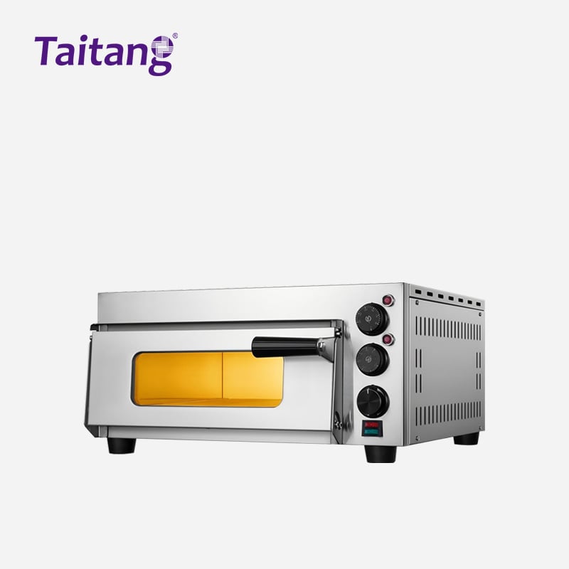 Compact Countertop Electric Pizza Oven for Commercial Use Single Deck Industrial Pizza Oven for Hotels, Cafes, and Bars
