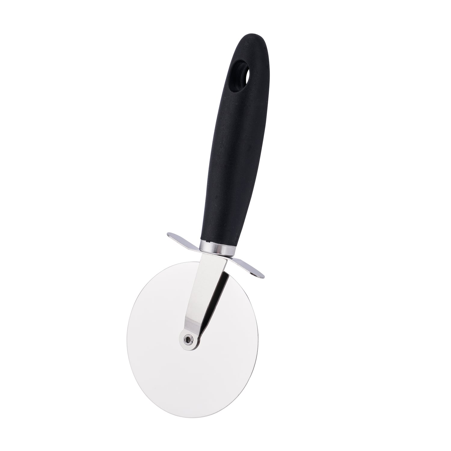 Large Pizza Slicer with Ergonomic Rubber Handle Industrial Pizza Cutter Wheel for Hotel Kitchens & Pizzerias