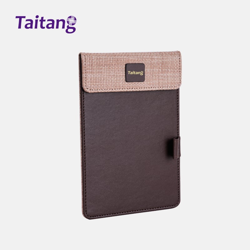 Woven Dark Brown Leather Luxury Hospitality Tray & Room Service Organizers for Eco-Luxury Hotels