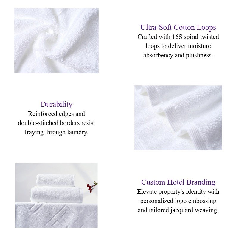 White Hotel Towel Set Cotton Jacquard Bath Towels, Hand Towels & Bath Mats Wholesale.png