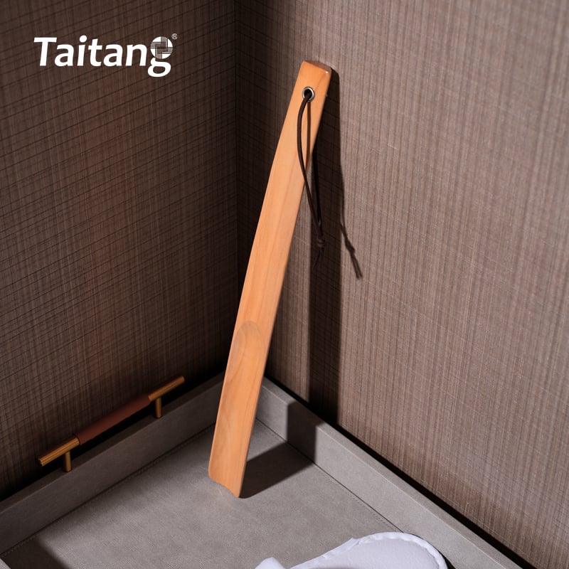 Premium Wooden Hotel Shoehorn Long Handle Luxury Guest Amenities