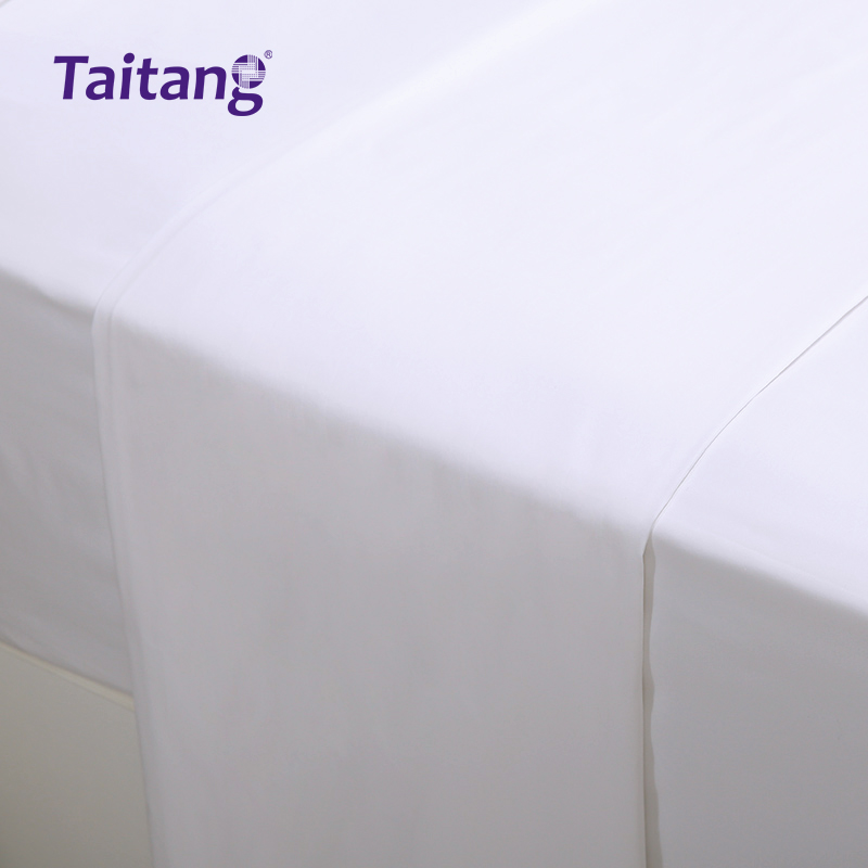 Cotton Sateen Hotel Bed Sheets Luxury Hotel Bed Linen with Customizable Thread Count & Sizes for Hotel Style Bedding
