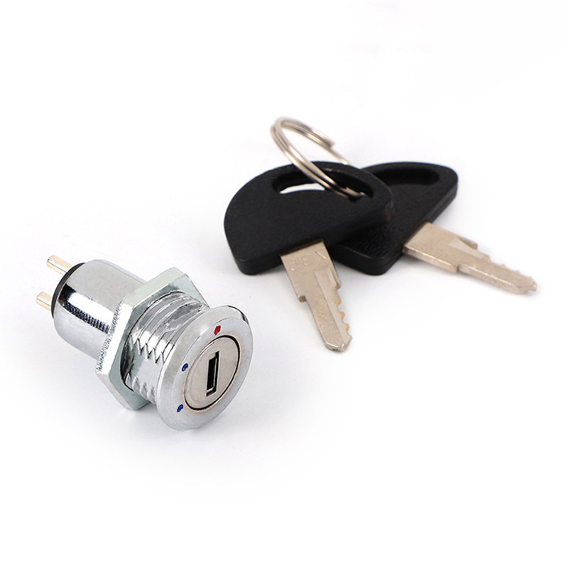JK102 16mm 2 Position Key Switch Electric Lock