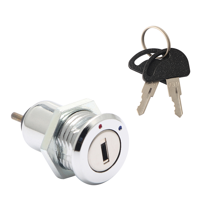 JK100 16mm Zinc Alloy Key Lock Switch