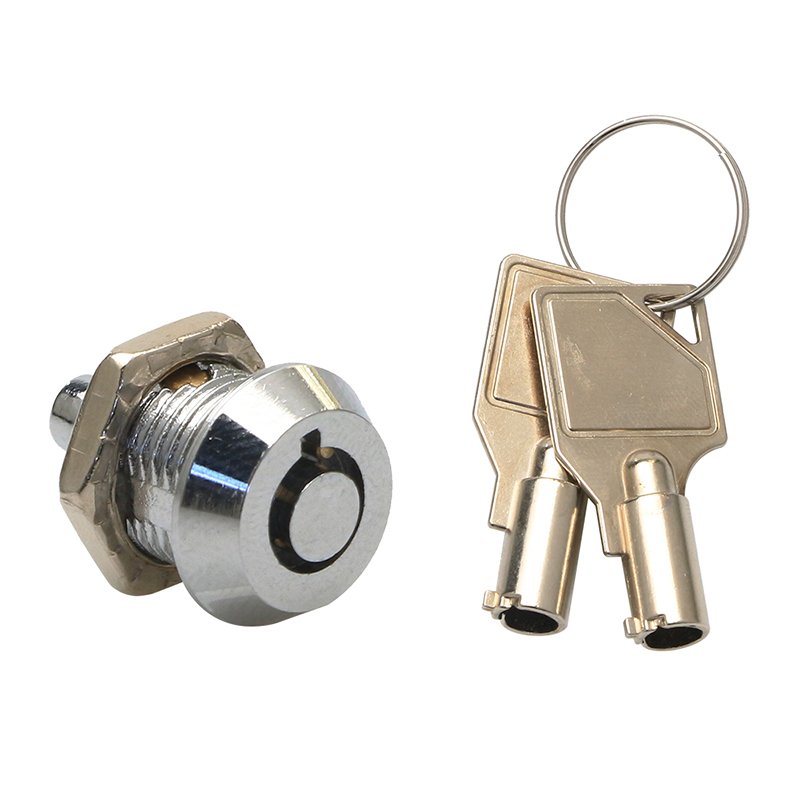 JK311 12mm Zinc Alloy Push Tubular Key Micro Cam Lock