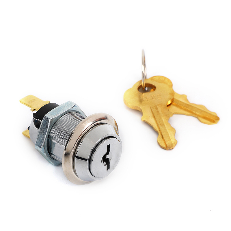 JK201 3/4 inch Key switch lock Brass Key For Amusement Game Machine