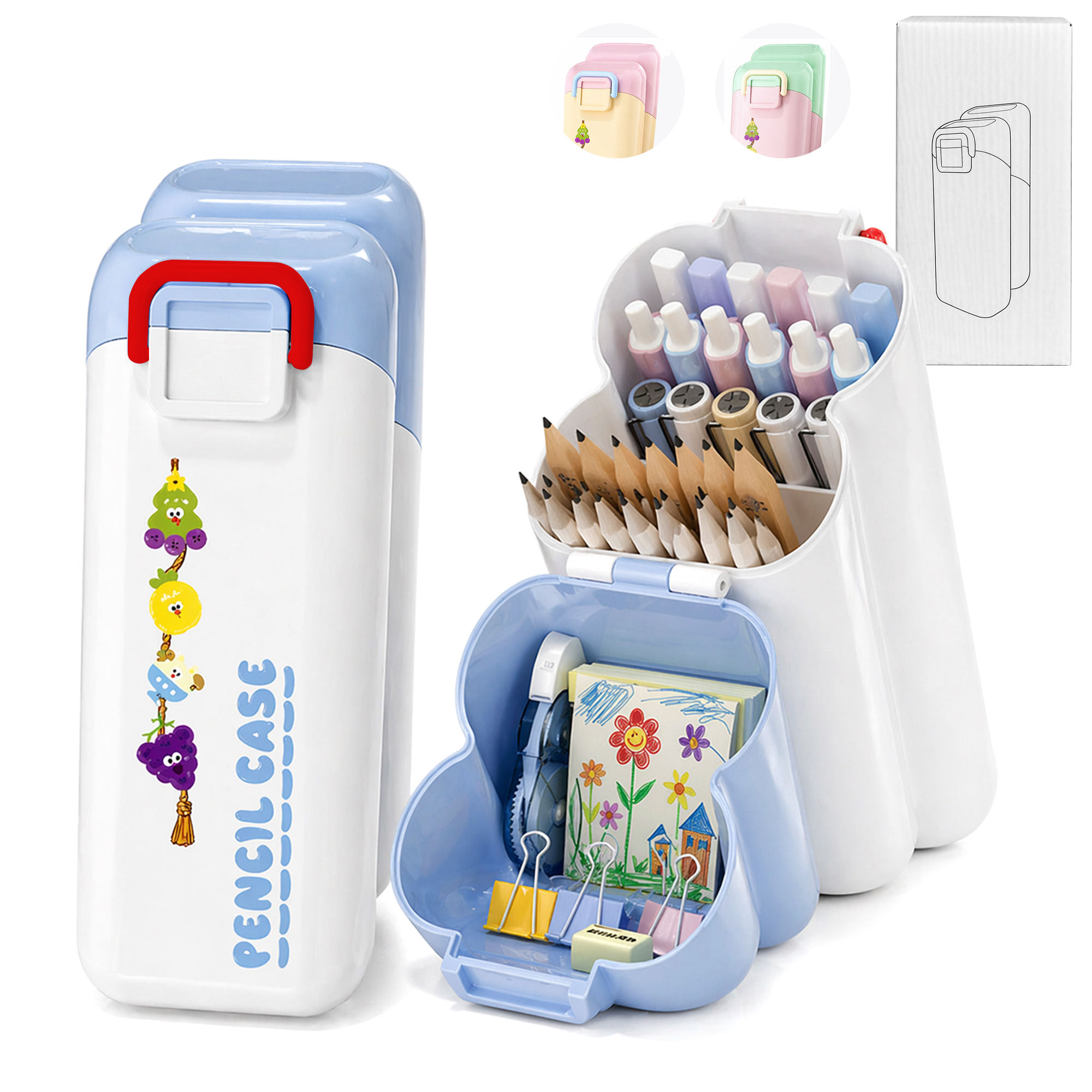2026 Cartoon Multifunctional Stationery Organizer Box: Why Cute Design and Smart Compartments Are Becoming a Student Desk Essential
