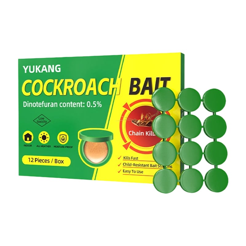 0.5% Dinotefuran Cockroach Gel Bait Sticker 12PCS