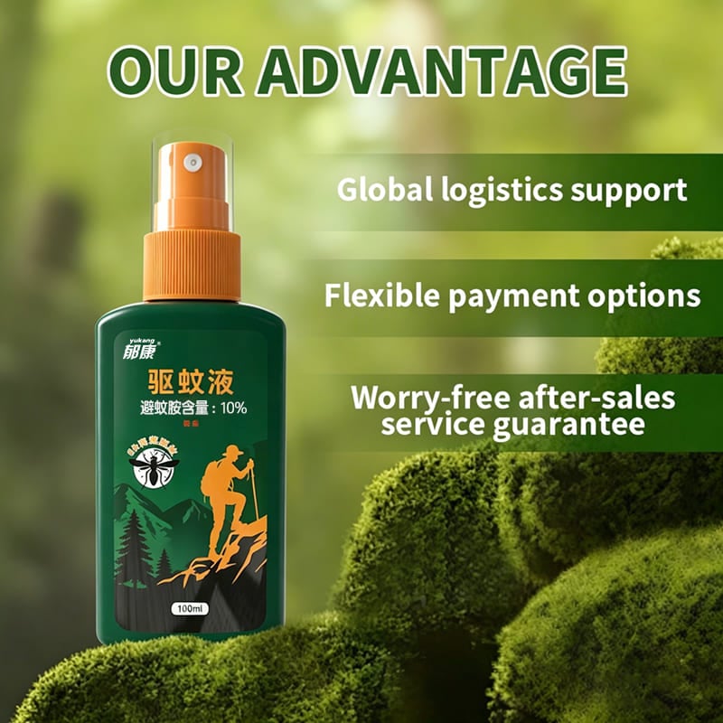 10% DEET Mosquito Repellent Spray 100ml for Outdoor Use