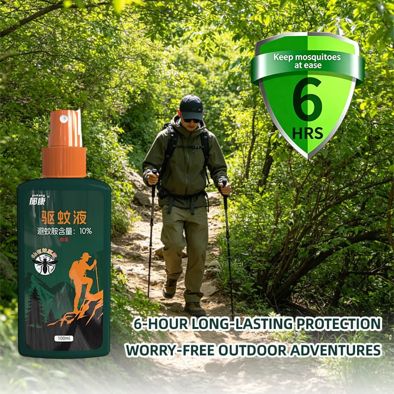 10% DEET Mosquito Repellent Spray 100ml for Outdoor Use