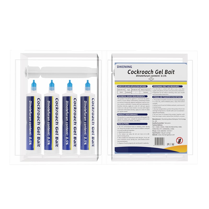 0.5% Dinotefuran Cockroach Gel Bait (30gx4)