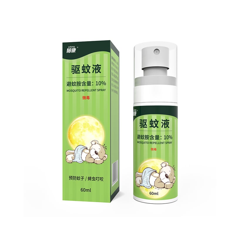 10% DEET Mosquito Repellent Spray 60ml for Outdoor Use
