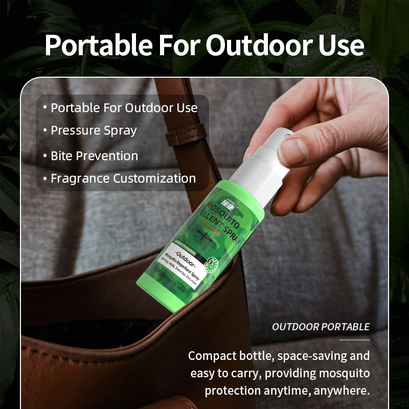 10% DEET Mosquito Repellent Spray 30ml for Outdoor Use
