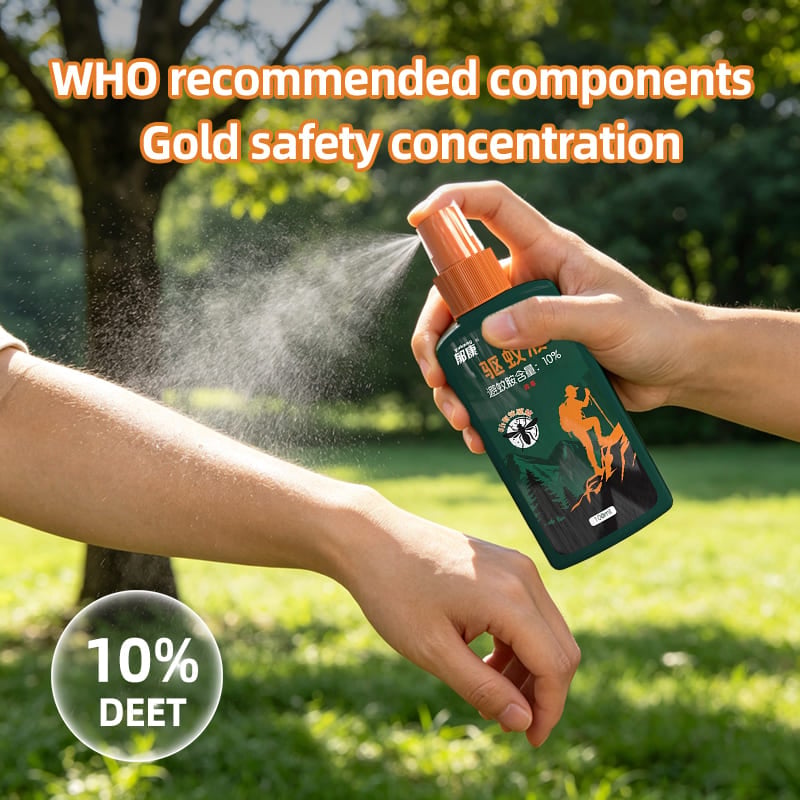 10% DEET Mosquito Repellent Spray 100ml for Outdoor Use