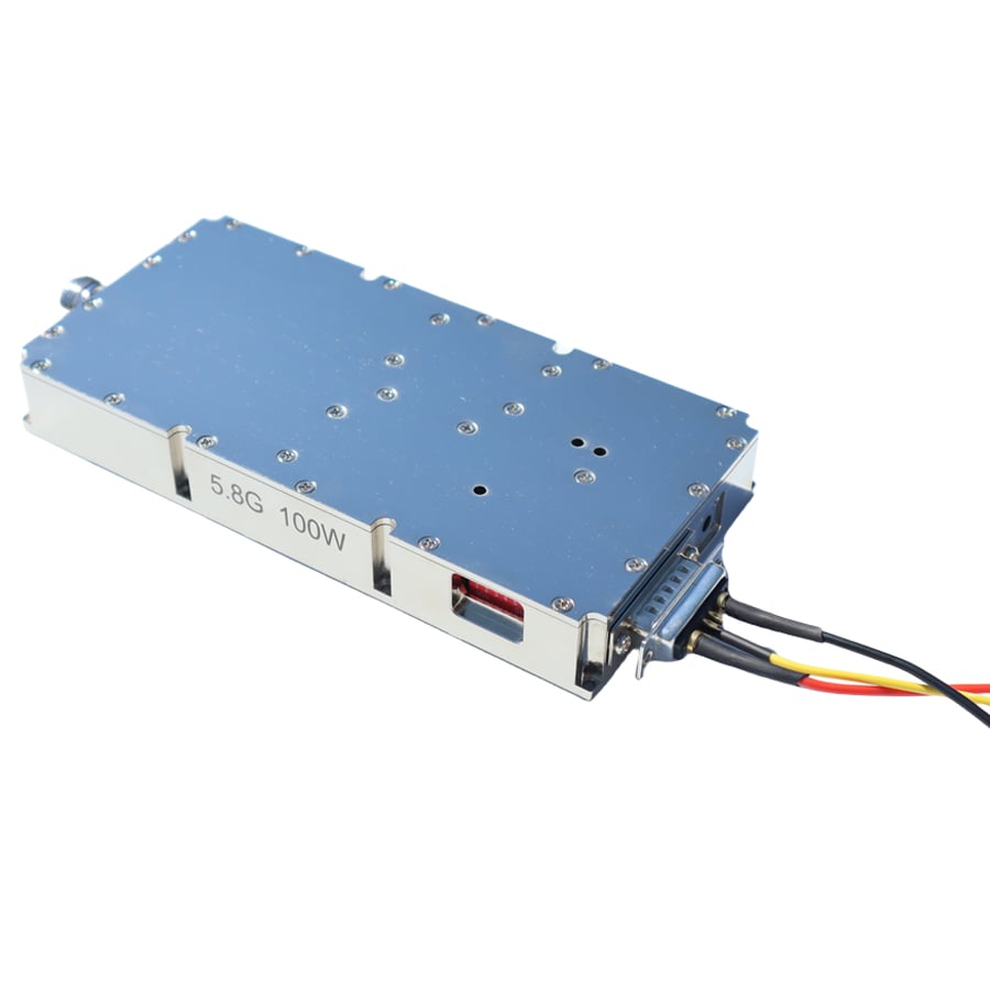 100W 50dbm GaN Model Power Amplifier for Drones System Counter Drone Module 5.2/5.8G Sufficient RF Shields 5.2/5.8G 100W 50dbm