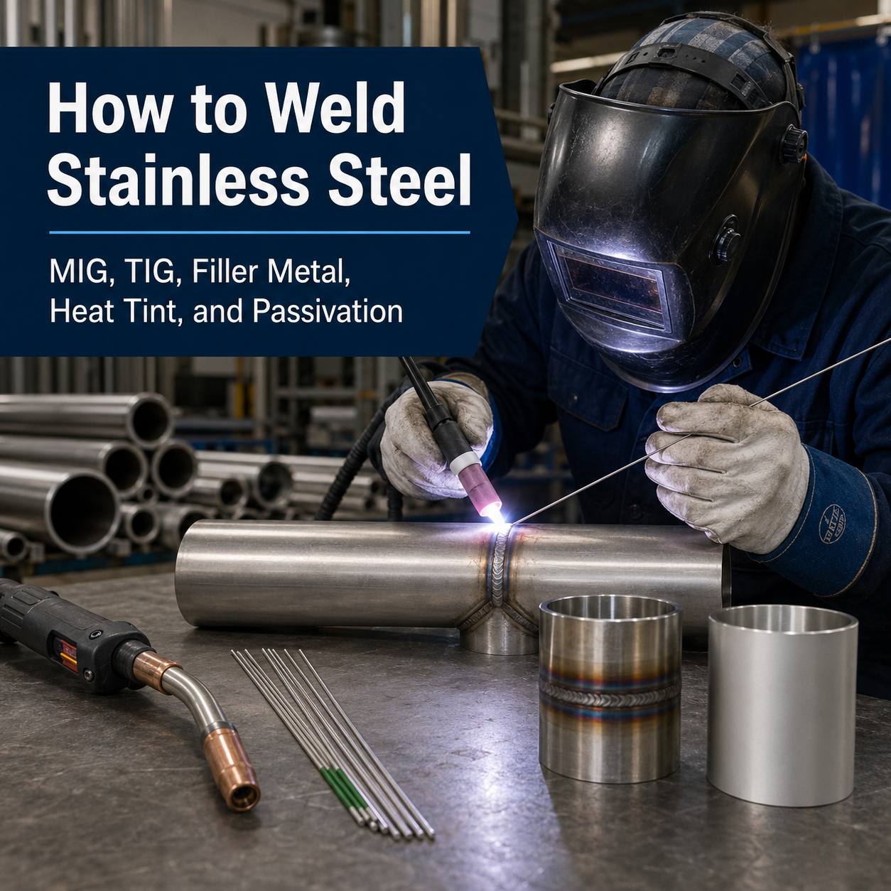 Stainless Steel for Welding Projects: Grade Selection, Filler Metal, Heat Tint, and RFQ Guide