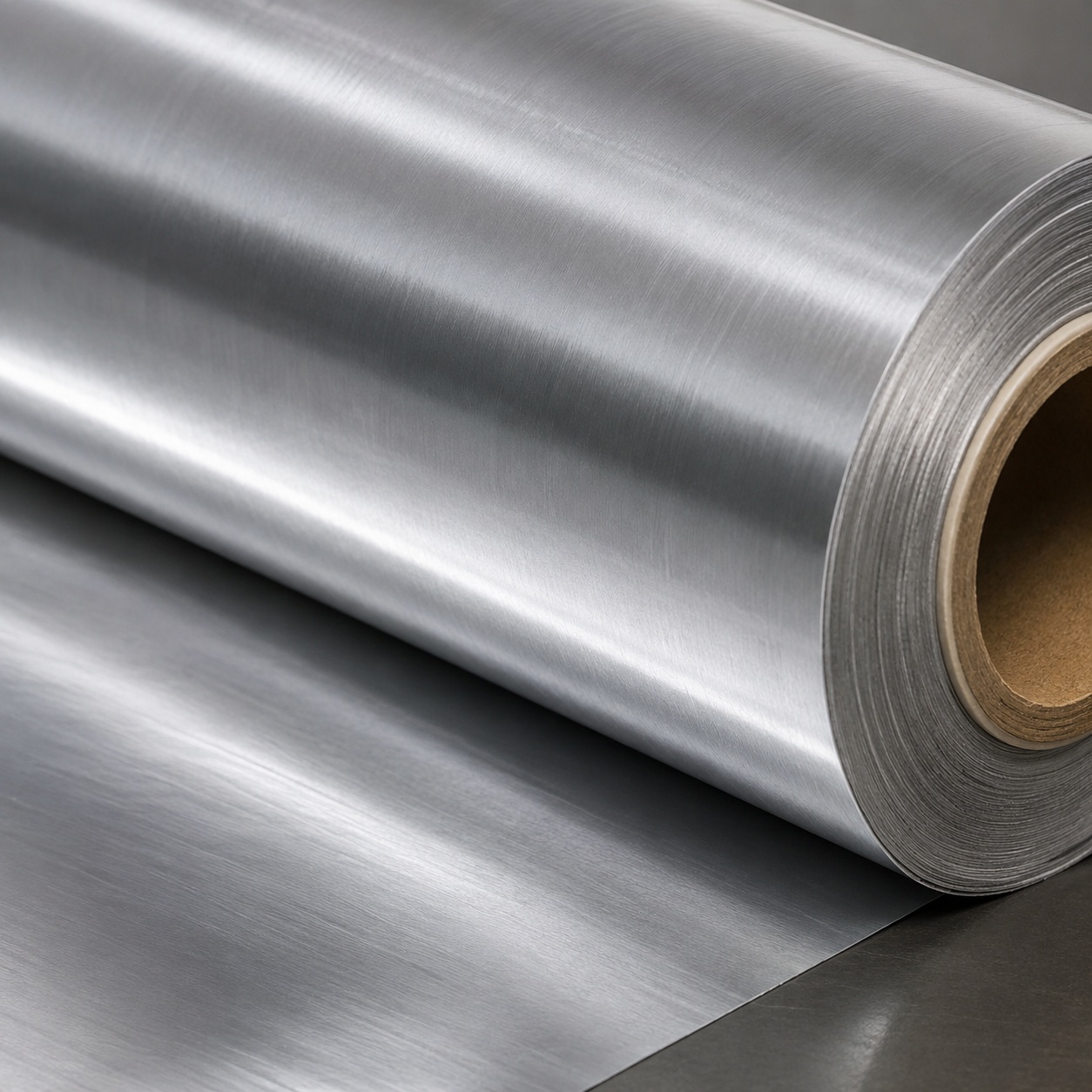 1235 Aluminum Foil surface close up 1235 Aluminum Foil surface close up