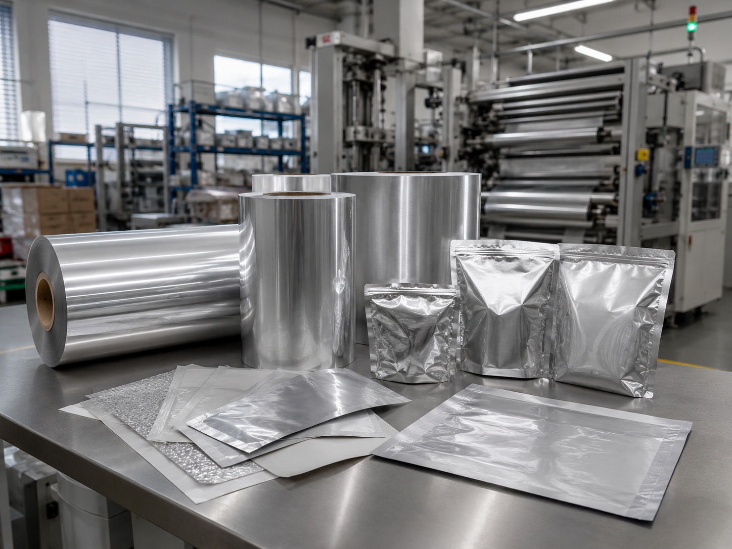 Flexible packaging aluminum foil