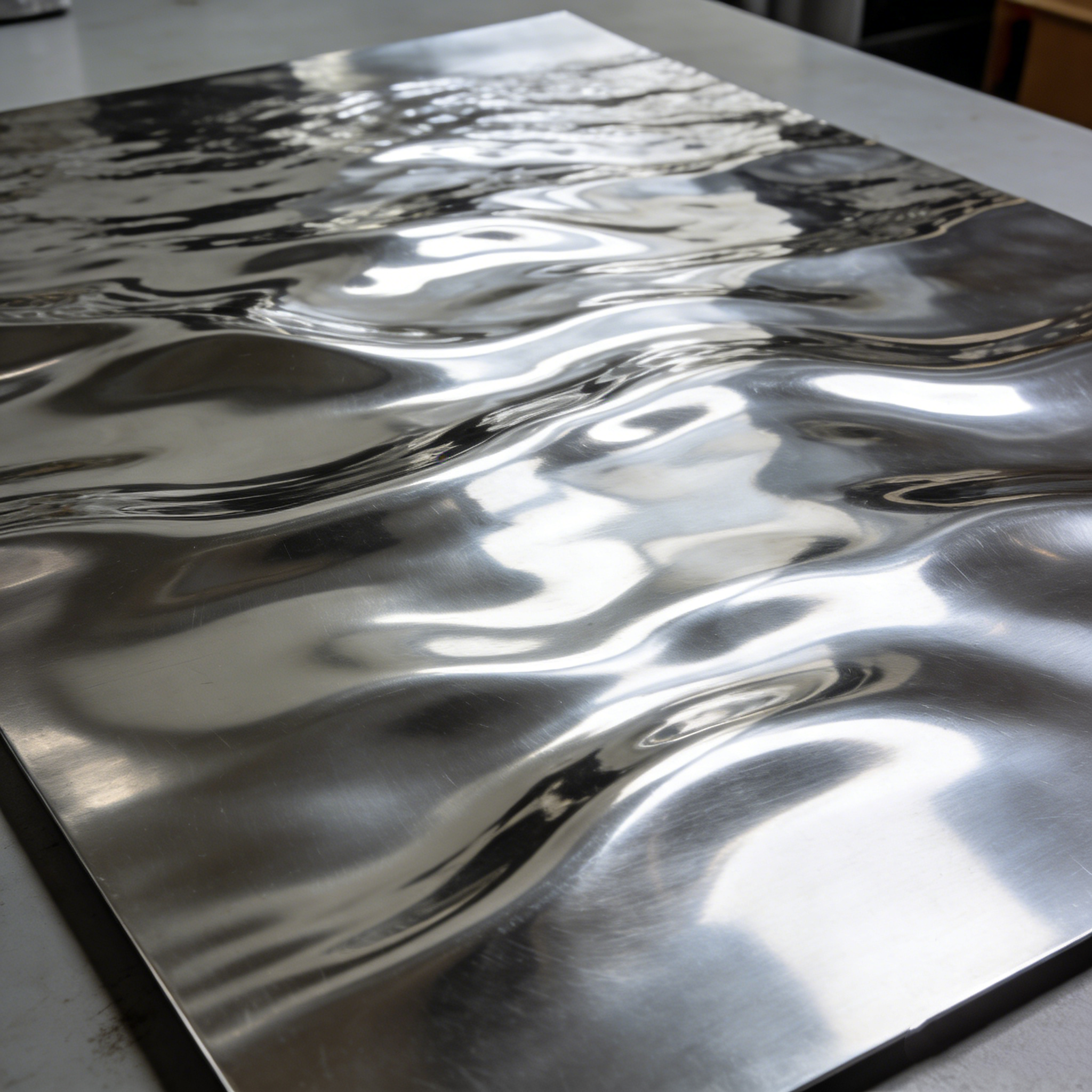 Large Ripple Water Wave Stainless Steel Sheet