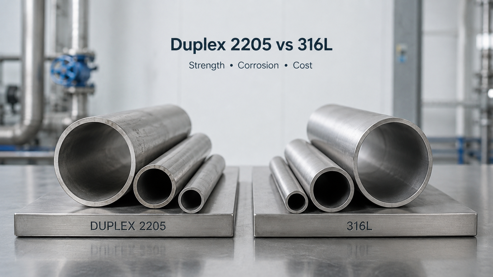 Duplex 2205 vs 316L Stainless Steel: Strength, Chloride Resistance and When to Upgrade