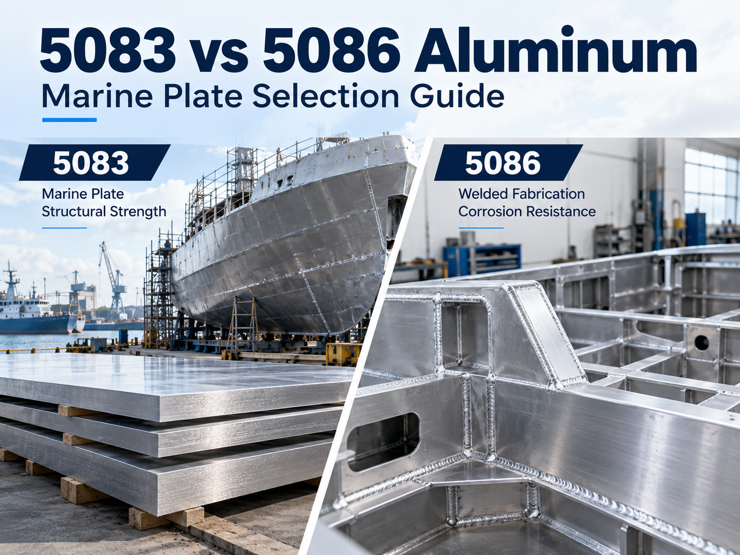 5083 vs 5086 Aluminum: Marine Plate Selection Guide