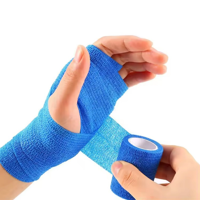 Multi-Color Elastic Non-Woven Cohesive Bandage Flexible Stretch Sports Tape