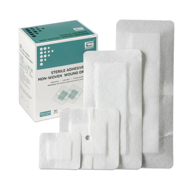 Adhesive Non-woven Wound Dressing