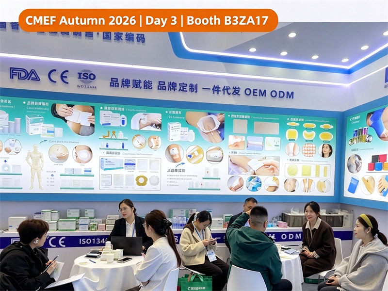 Day 3 at the 94th CMEF 2026: Jiangsu Guangyi Medical Dressing Showcases One-Stop Consumables Solution at Booth B3ZA17