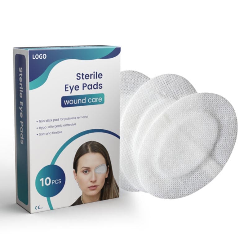 Wound Care Medical Eye Shield Non-woven Gauze Eye Pad Sterile Adhesive Eye Patch
