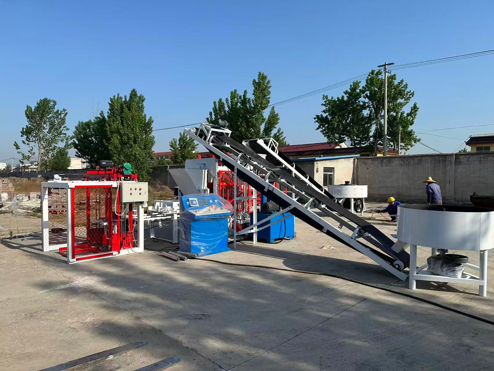 QT4-15S Fully Automatic Building Brick Production Machine