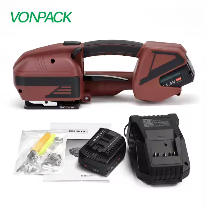 CVC300 Led Display Long Working Time Electric Bundle Machine Handheld Full Auto Strapping Tool