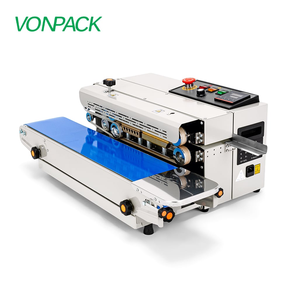 L2 Continuous Handbag Sealing Machine Automatic Desktop Sealer Machine Vegetable Fruit Packaging Machine